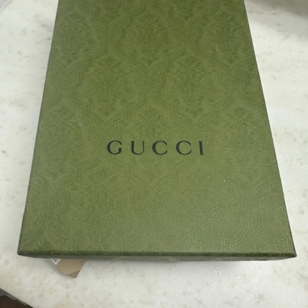 Gucci Brixton Leather Web Horsebit Loafers AUTHENTIC Perfect! 37.5 - Picture 14 of 16